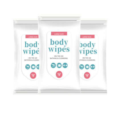 Gentle body care wipes bulk supply for hygiene