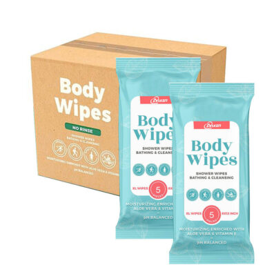 Gentle body care wipes bulk supply for hygiene