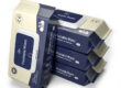 Custom logo biodegradable flushable wipes for care