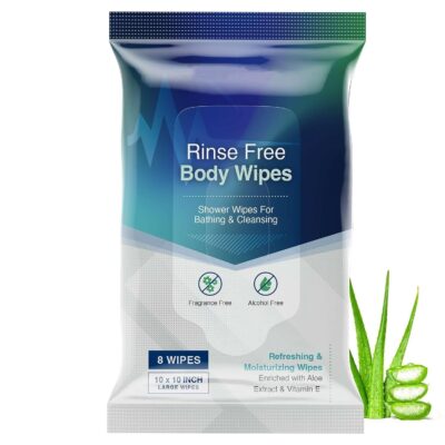 Custom logo biodegradable body care wipes eco us