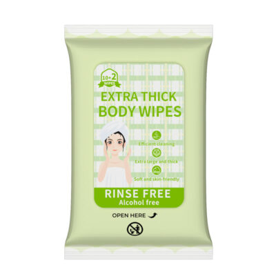 Custom logo biodegradable body care wipes eco us