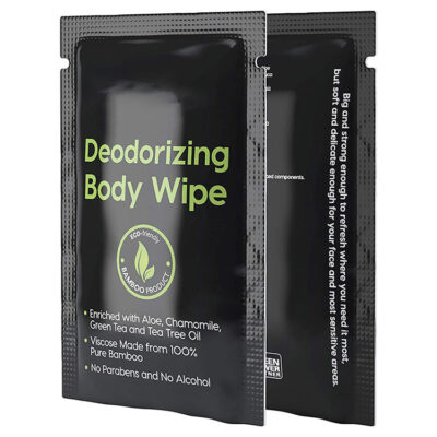 Custom logo biodegradable body care wipes eco us