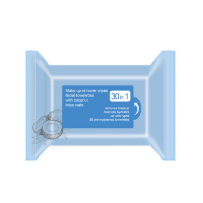 Custom logo makeup wipes for cleansing