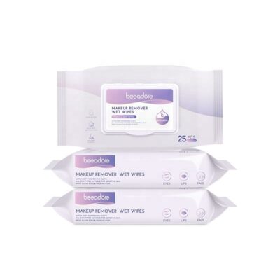 Custom logo makeup wipes for cleansing