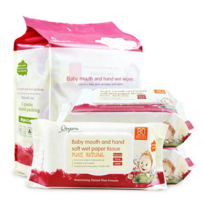 Custom soft baby body care wipes for cleaning