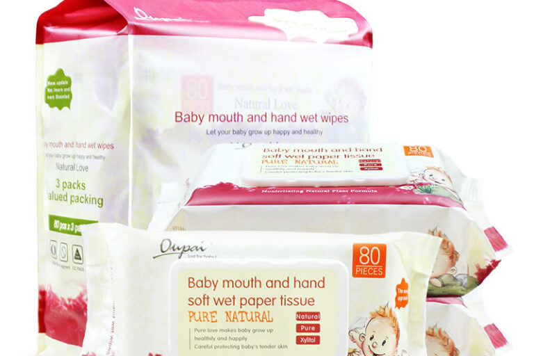 Custom soft baby body care wipes for cleaning