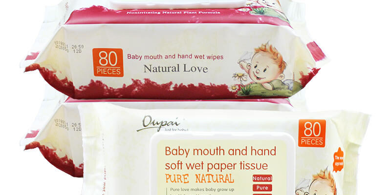 Custom soft baby body care wipes for cleaning
