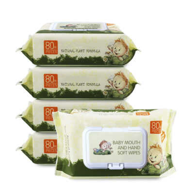 Custom soft baby body care wipes for cleaning