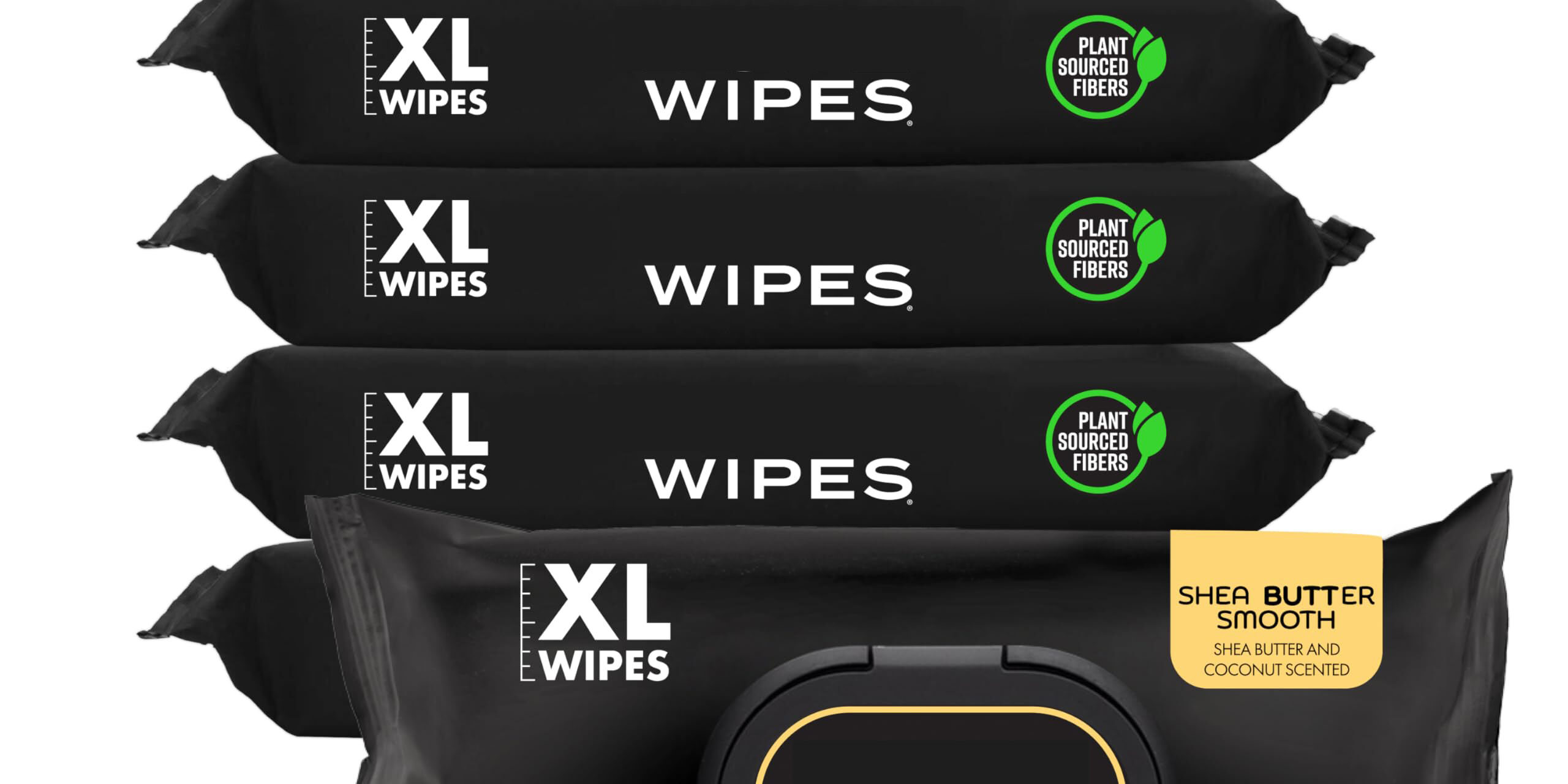 Biodegradable soft flushable wipes eco care