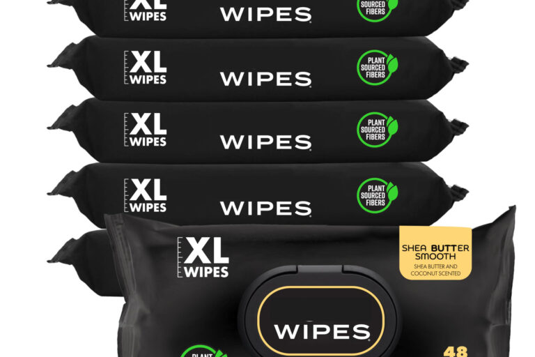 Biodegradable soft flushable wipes eco care