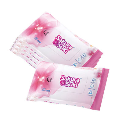 Biodegradable soft flushable wipes eco care