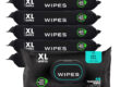 Biodegradable soft flushable wipes eco care