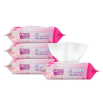 Biodegradable soft flushable wipes eco care
