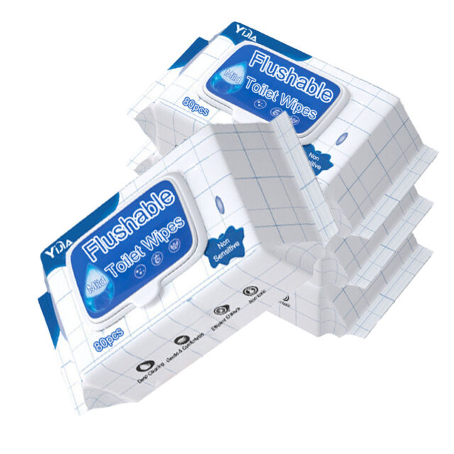 Factory direct biodegradable flushable wipes eco care