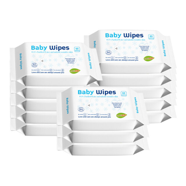 Factory direct organic biodegradable baby wipes