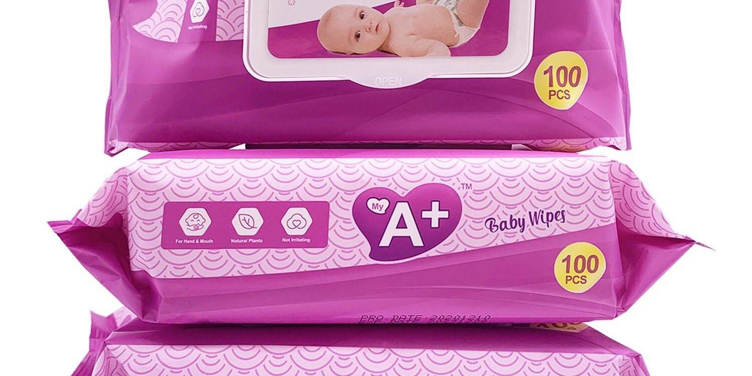 Factory direct soft cotton baby wipes for gentle care