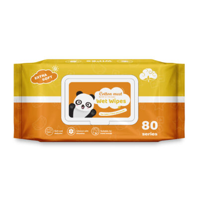 Soft organic baby wipes for gentle baby cleaning