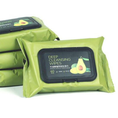 Super soft organic cotton makeup wipes for skin care