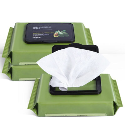 Super soft organic cotton makeup wipes for skin care