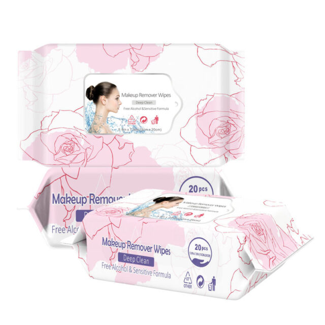 Wholesale facial makeup wipes for gentle cleaning